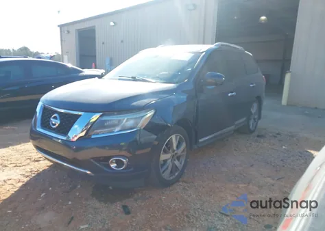 2015 Nissan Pathfinder Platinum from USA, damaged, VIN 5N1AR2MN4FC675901